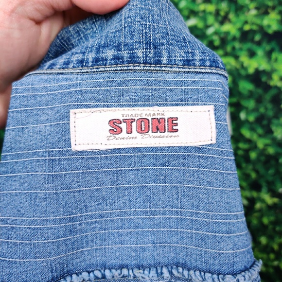 Stone Jean Jacket (Light Blue) - Picture 7 of 8